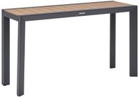Hespéride Tuintafel voor 2 personen van aluminium met houtlook ÉVASION