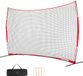 VEVOR Barricade Backstop Net, Balsportbarrièrenet, 507 x 140 x 312 cm, Draagbare Oefenapparatuur met Draagtas, Beschermend Scherm voor Honkbal, Softbal, Voetbal