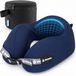 TRAVARA Nekkussen The Jetnapper - Reiskussen - Voor Vliegtuig - Auto Kussen - Traagschuim - Memory Foam - Blauw
