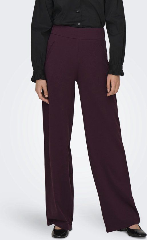 JDY Jacqueline de Yong Broek Jdylouisville Catia Life Wd Pnt Jrs 15221238 Winetasting Dames Maat - W26 X L30