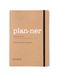 Letts of London Eco Writers Words A5 week om dagboek 2025 te bekijken - kraft