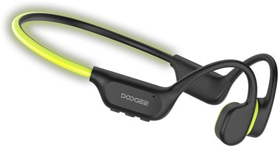 DOOGEE BoneBeat Swim Ray - Bluetooth Headsets – Sport Oortjes Draadloos – Hardloop Hoofdtelefoon – Draadloze Bluetooth Koptelefoon – Open-Oor Design – IP68 Waterdicht – LED Veiligheidslicht – 32GB Ingebouwde Opslag
