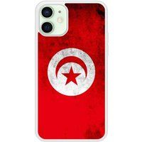 Apple iPhone 12 Drapeau tunisie Verstevigd hoesje met sublimatie bedrukking