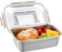 Unyqoos® Roestvrijstalen lunchbox van 1000ml met lekvrije sluiting en handvat