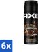 Axe Bodyspray Dark Temptation 150 ml - 6 pièces