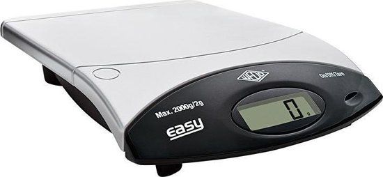 Wedo Easy weegschaal - Licht grijs/zwart