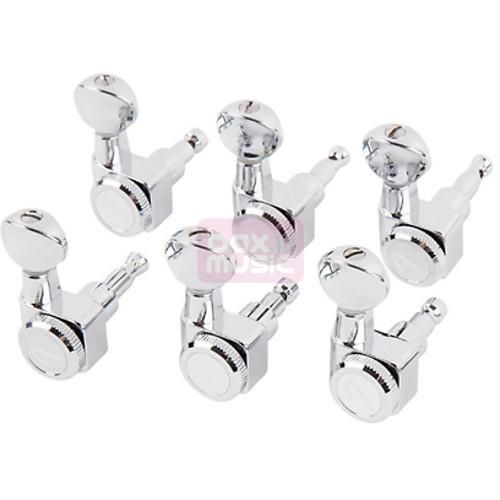 Fender Locking Tuners Chrome with Vintage Buttons Set of 6