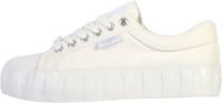 Le temps des cerises Malibu-sneakers met veters Wit