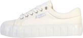 Le temps des cerises Malibu-sneakers met veters Wit