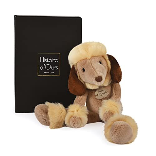 Histoire d'Ours HO3158 Pluche dier voor honden, poedel, bruin, 30 cm