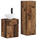 Ensemble de meubles de salle de bain 2 pièces Vieux bois 33 x 34,5 x 100 cm Bois transformé