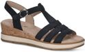 Caprice Dames Sandaaltje 9-28709-44 869 Blauw Leer Plateau Maat 41 EU