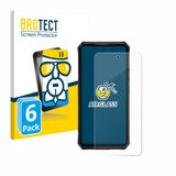 BROTECT Screenprotector 6 Stuks voor Ulefone Armor 28 Ultra Thermal Beschermglas transparant