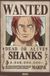 Your Decoration B.V. Affiche One Piece - Wanted Shanks Wano 61x91,5cm