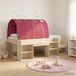 vidaXL Bedframe met tunnel 3-stuks Sonoma eiken en rood Bewerkt hout