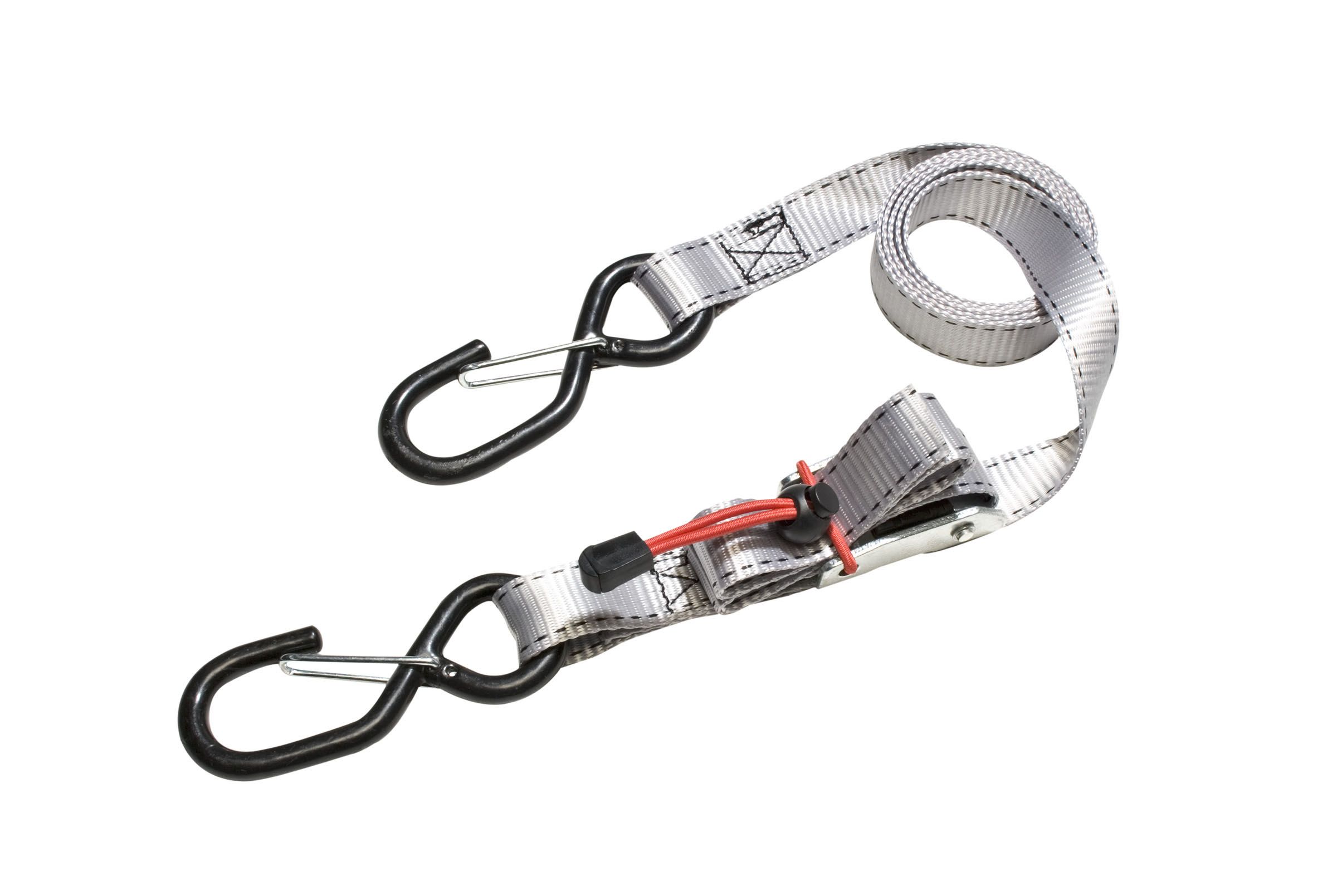Masterlock 1,80 m x 25 mm spanbanden set van 4 grijs