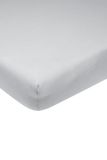 Meyco Home Uni hoeslaken twijfelaar - light grey - 120x200cm