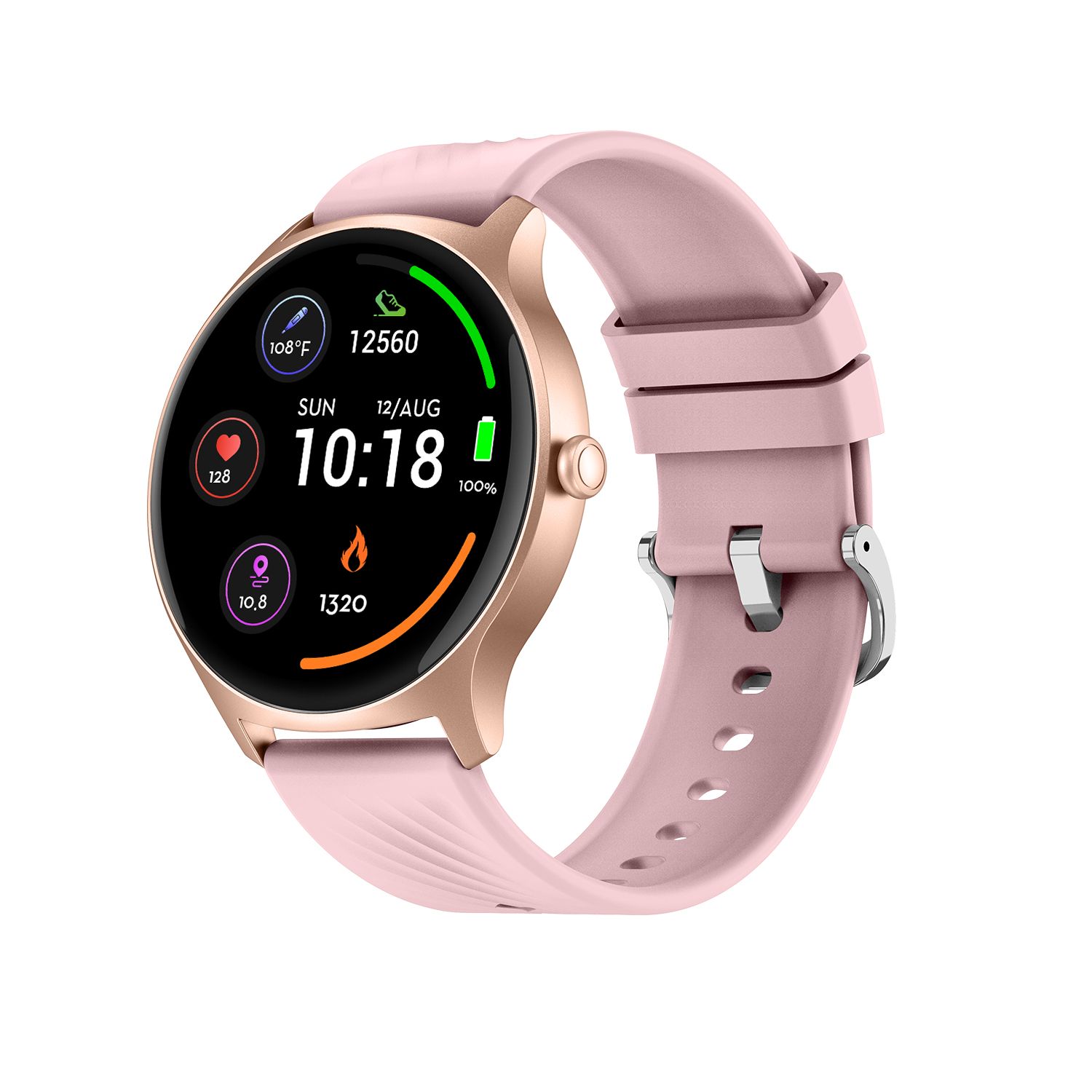 Denver SWC-387RO Smartwatch - 1.43" AMOLED Display - Rose Gold