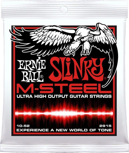 Ernie Ball M Steel Skinny Top Heavy Bottom 10 52 - 0749699129158
