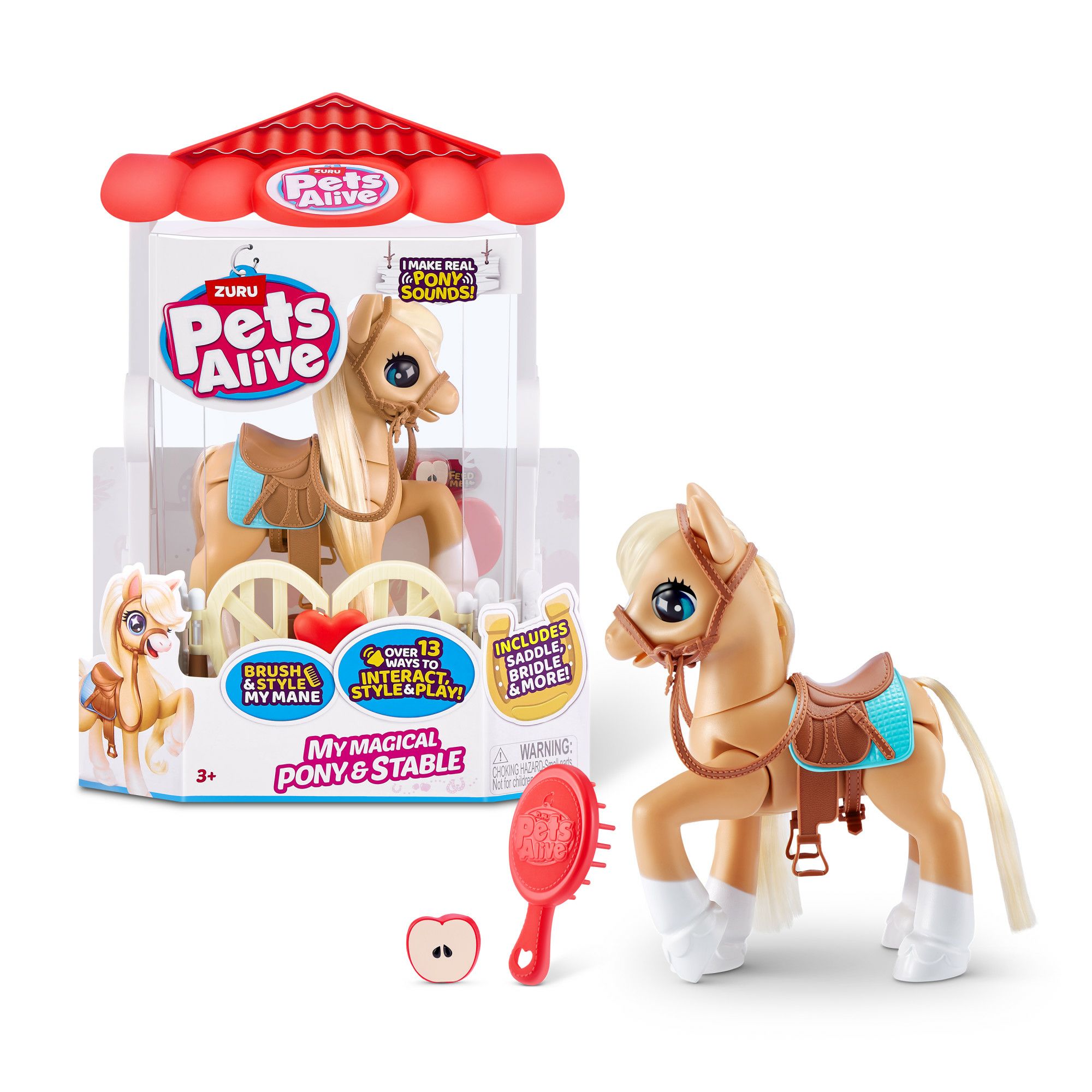 ZURU Pets Alive My Magical Pony and Stable - Toy Figure - Multicolour
