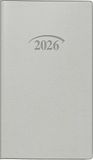 BRUNNEN Zakagenda Mod. 751 2026 | A6, kunststof, zilverkleurig