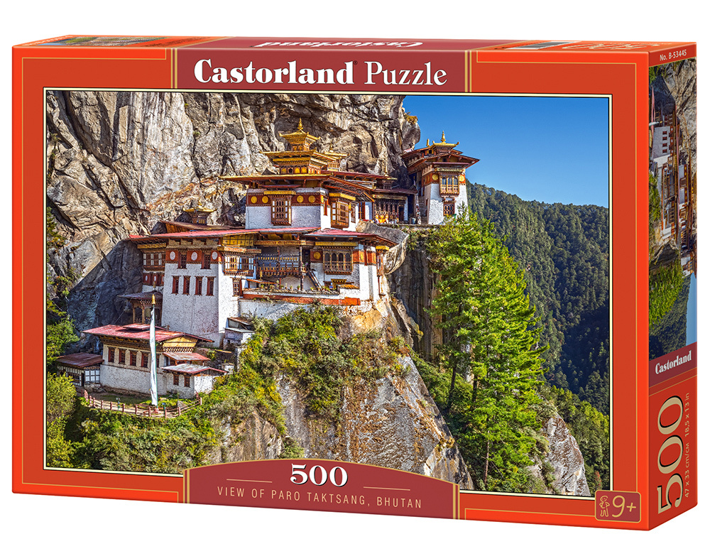 Castorland View of Paro Taktsang Bhutan 500 stukjes