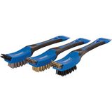 Draper 17186 Mini Brede Hoofd 3-delige Borstelset