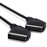 Allteq Scart kabel - 10 meter - Zwart