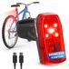 FISCHER Basic Stop Fietsachterlicht, led-fietslicht met remlichtfunctie met accu, USB-C lading en 11 uur lichtduur, goedkeuring StVZO