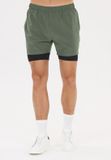Virtus 2-in-1-Shorts Zayne V2 Groen Heren XL