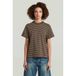 G-STAR top rayé - brun/beige