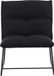Hioshop Madison fauteuil zwart