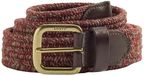 Levi's Men's RED TAB Mainline 80 Pl 16Ea 4 Leather WVN riem, Burgundy Heather, 85