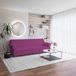 Italian Bed Linen Bankovertrek, bi-elastisch, voor 4-zitsbank, fuchsia