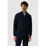 Garcia regular fit gebreide trui - donkerblauw