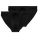 HOM Heren slip / onderbroek 2 pack Premium Cotton Zwart XXL