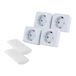 Set SCH Set met 4 mini stekkers On/Off 3000W + 2 afstandsbediening met 4 kanalen (Type F)