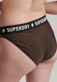 Superdry Elastische Triangelbikinitop Dames Chocolate Brown