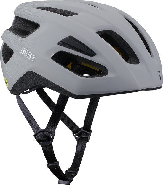 BBB Cycling Dune MIPS 2.0 Fietshelm - Unisex - Race/MTB - Mat Grijs/Wit - Maat L