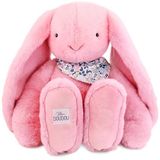 KONIJN Doudou et Compagnie Pluche Konijn Fleurette Roze Grenadine (50cm)