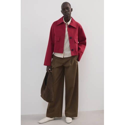 Mango trenchcoat rood