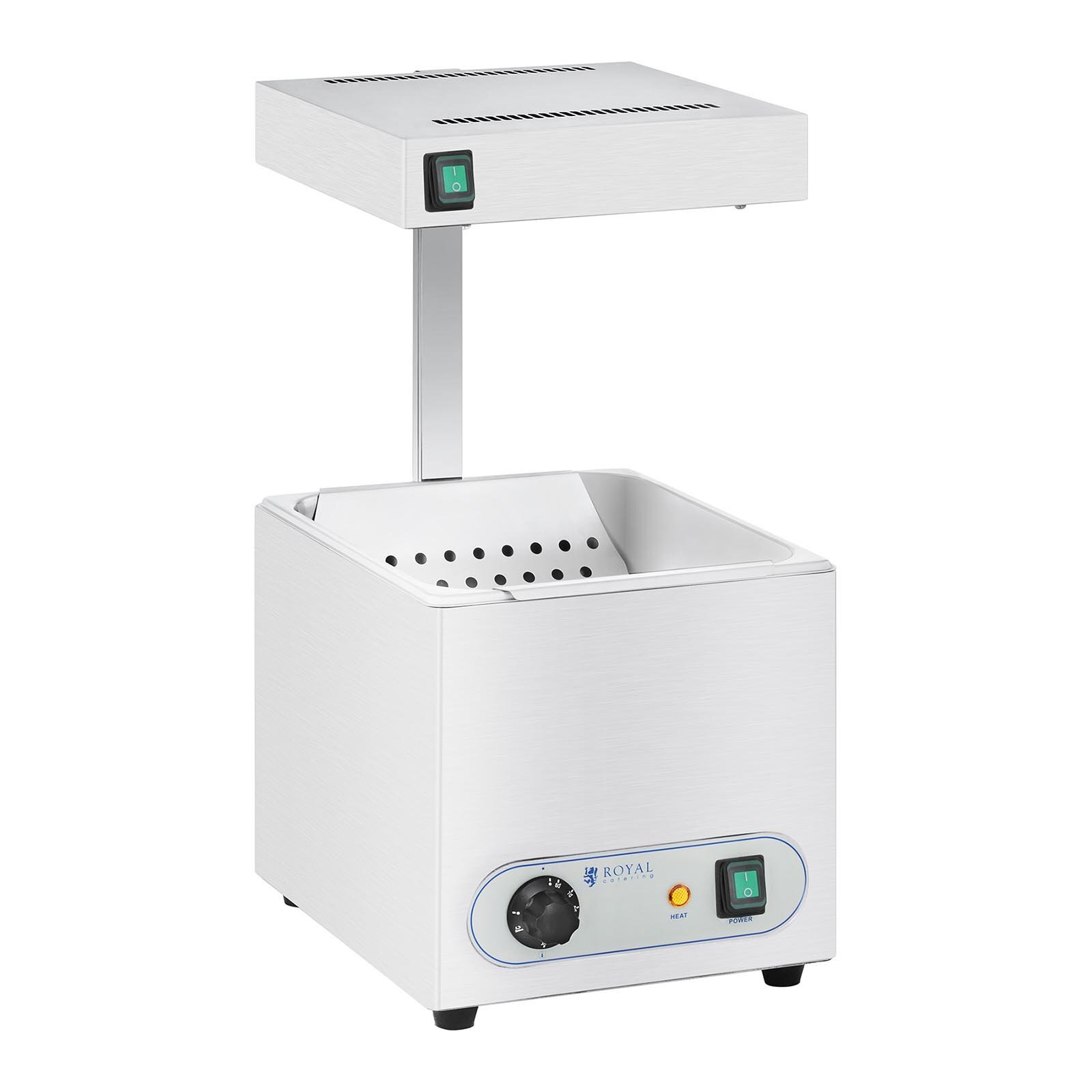 Royal Catering Frietverwarmer met warmtebrug- 850 W