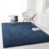 Safavieh Vloerkleed Shaggy Navy blauw 90x150 cm