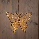 Anna's Collection LED Vlinder Metaal Kerstverlichting | 400 LEDs Knipperfunctie | 32 cm | Classic Warm Wit