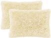 vidaXL Taie d'oreiller Heerlen Crème 40 x 60 cm Coton satin