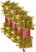 Cepewa Gmbh 4x stuks lametta kerstslingers met sterretjes goud 200 x 6,5 cm