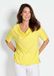 Goldner Watervalshirt Blouse met watervalhals