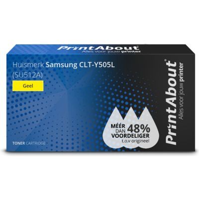 PrintAbout Huismerk Samsung CLT-Y505L Toner Geel