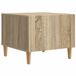 vidaXL Salontafel met lade Sonoma Eiken 49 x 50 x 40 cm Bewerkt hout