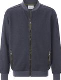 Babista heren Sweatvest EMANORO donkerblauw - Plus Size - 64/66